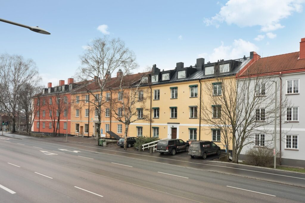 Nybyggd altan till bostadsrättsförening. Älvsjö Liseberg