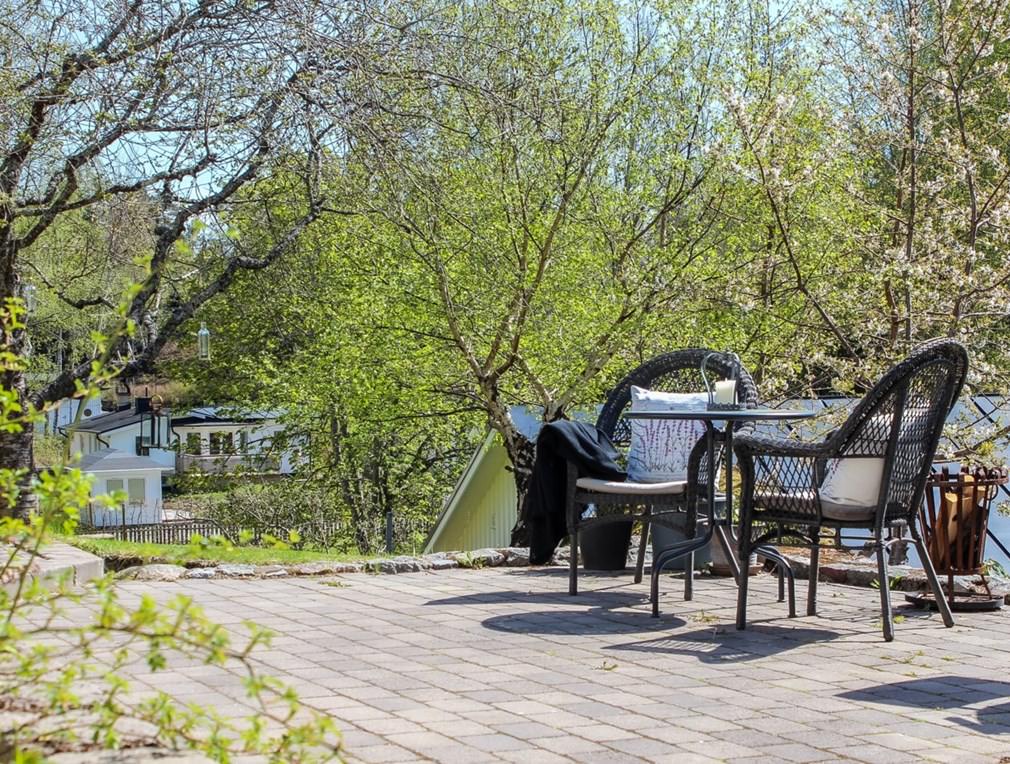 Ombyggnation innergård flerbostadshus. Vendelsö Sågen