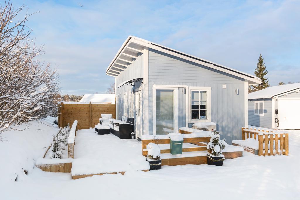 Byggnation av Attefallshus. Älvsjö Söderort