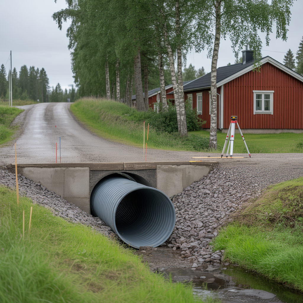 vagtrumma under infart dimensionering fall och kostnad